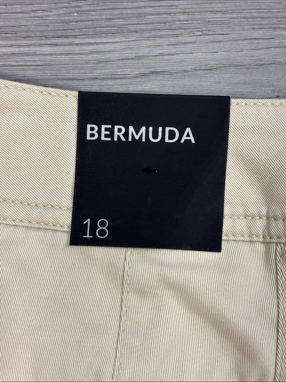 Lane Bryant Tan Bermuda Shorts - 18 NWT - Picture 3 of 4